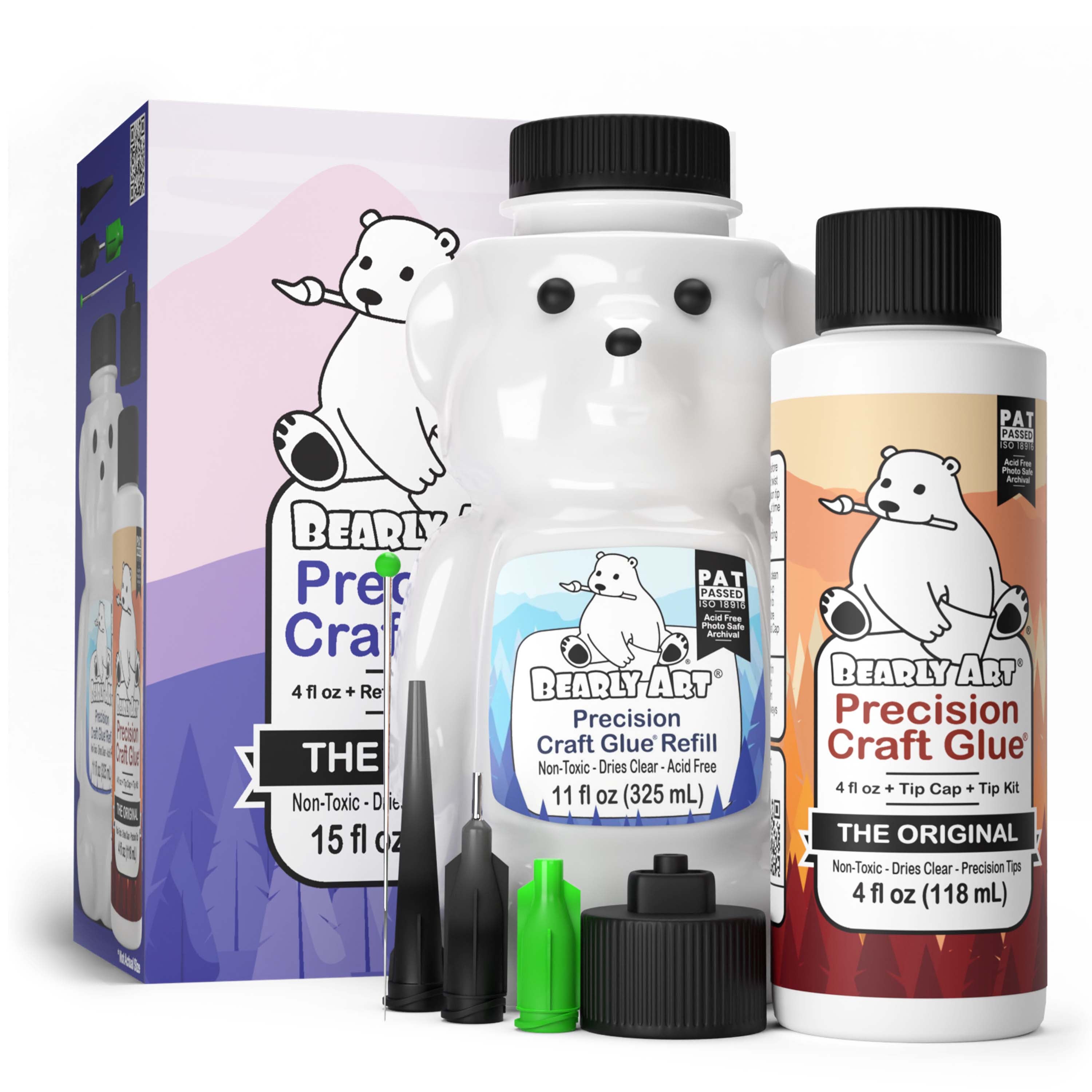 Bearly Art Precision Craft Glue - The Original With Special