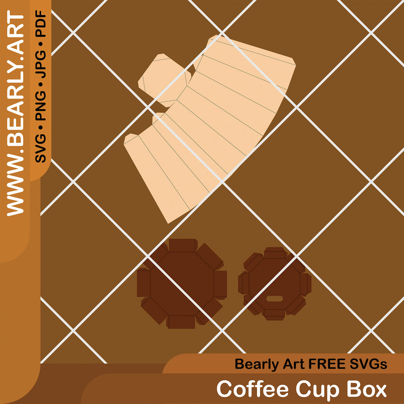 3D Coffee Cup Box