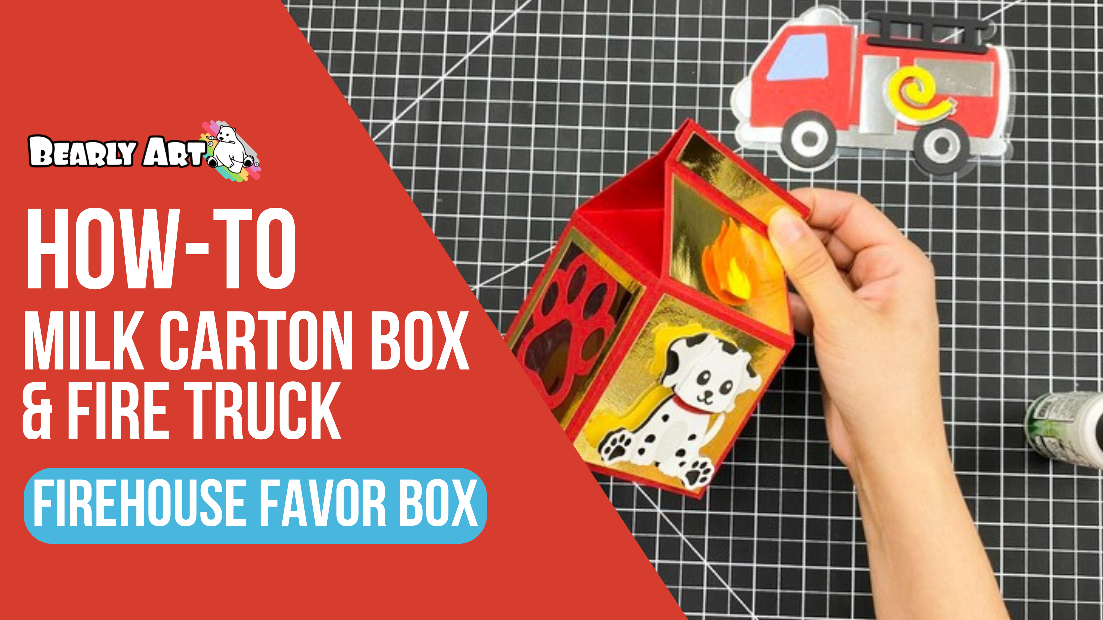 DIY Firefighter Favor Box - Beginner Friendly