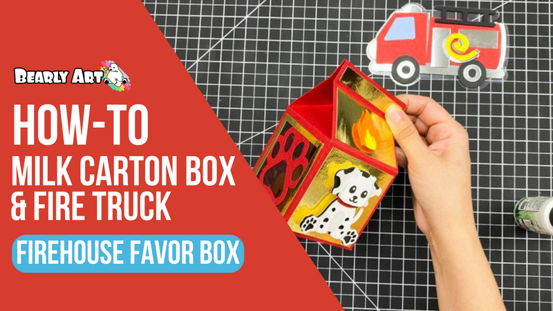 DIY Firefighter Favor Box - Beginner Friendly