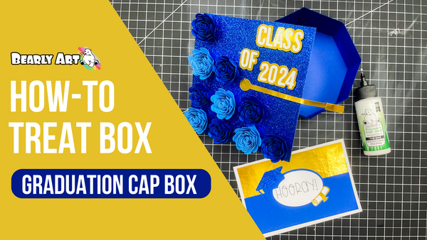 Graduation Cap Treat Box Tutorial