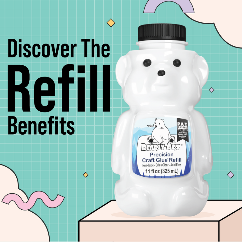 Discover the Benefits of the Bearly Art Refill Glue Bottle: Your Ultimate Crafting Companion