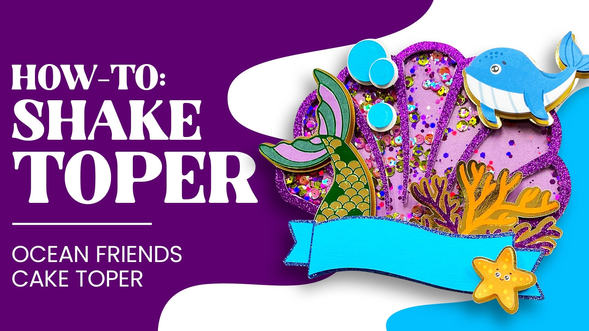 How-To Ocean Friends Cake Topper
