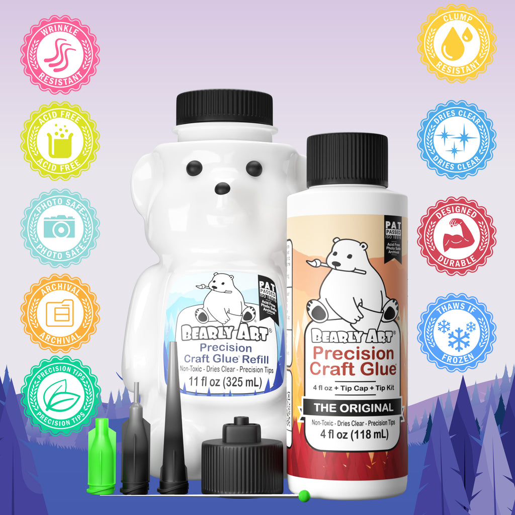 Limited Edition Two Tone / Color Changing Bearly Art Glue Holder