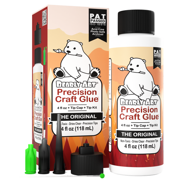 Scrapbook.com Artis Glue vs Bearly Art Glue