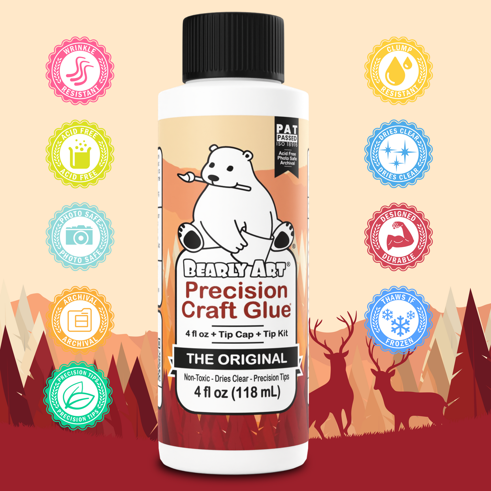 Bearly Art Precision Craft Glue THE ORIGINAL