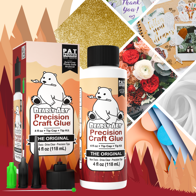 Review of Bearly Art Precision Craft Glue, Best Fine Tip Applicator Ever! –