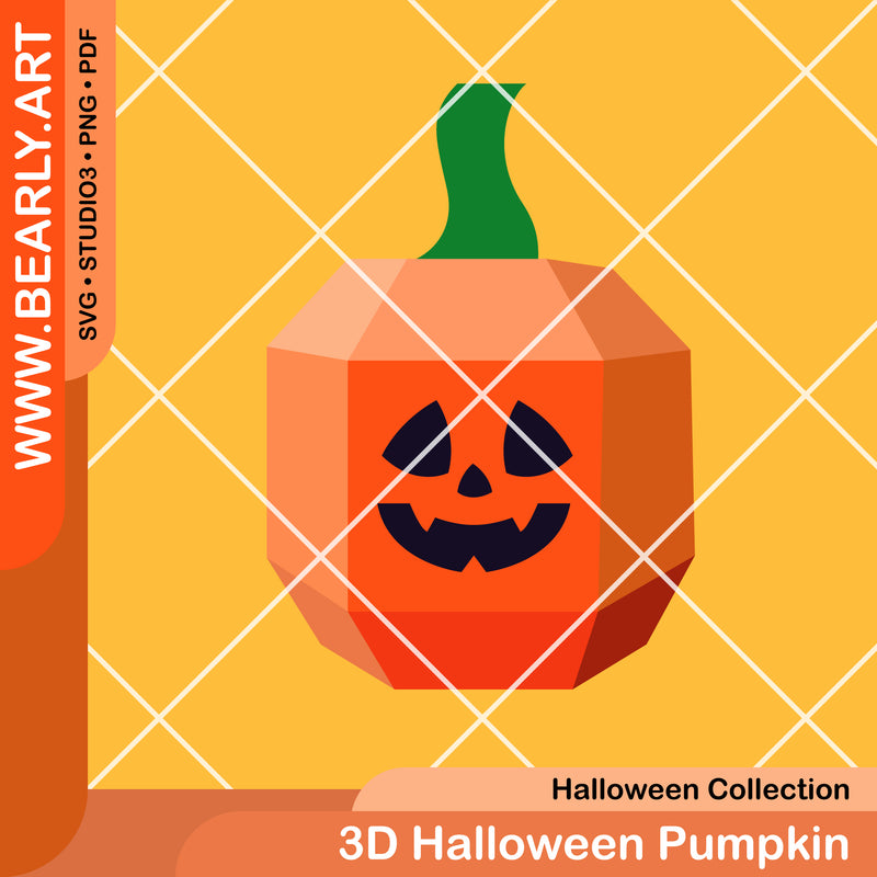 3D Halloween Pumpkin