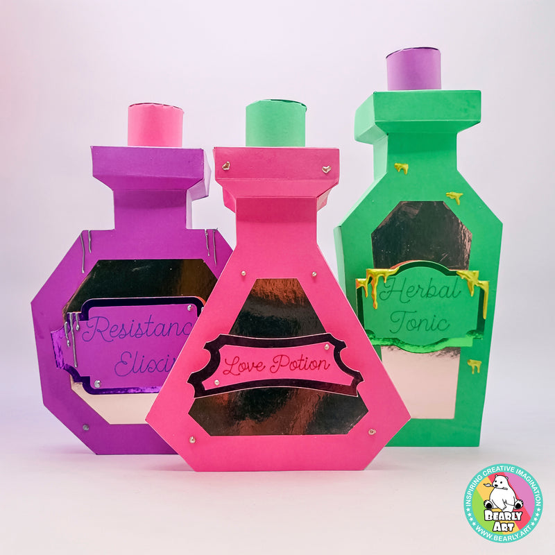 3D Potion Bottles