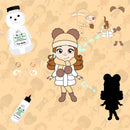 8 Doll Characters from @TheUselessCrafter