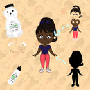 8 Doll Characters from @TheUselessCrafter