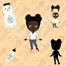 8 Doll Characters from @TheUselessCrafter