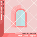 Arch Cake Topper