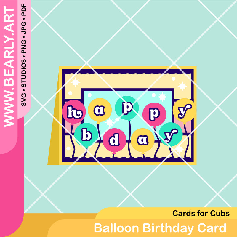 Balloon Birthday Card