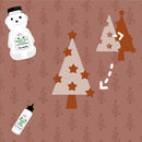 Boho Christmas Trees