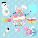 Bunny Egg Cake Topper