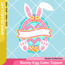 Bunny Egg Cake Topper