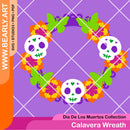 Calavera Wreath