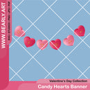 Candy Hearts Banner