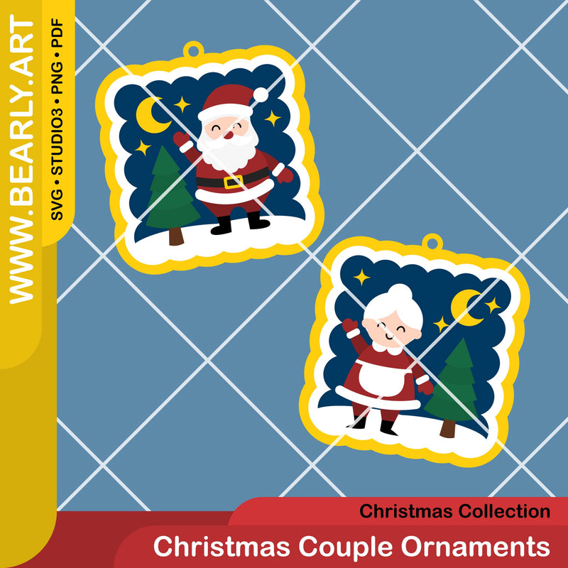 Christmas Couple Ornaments