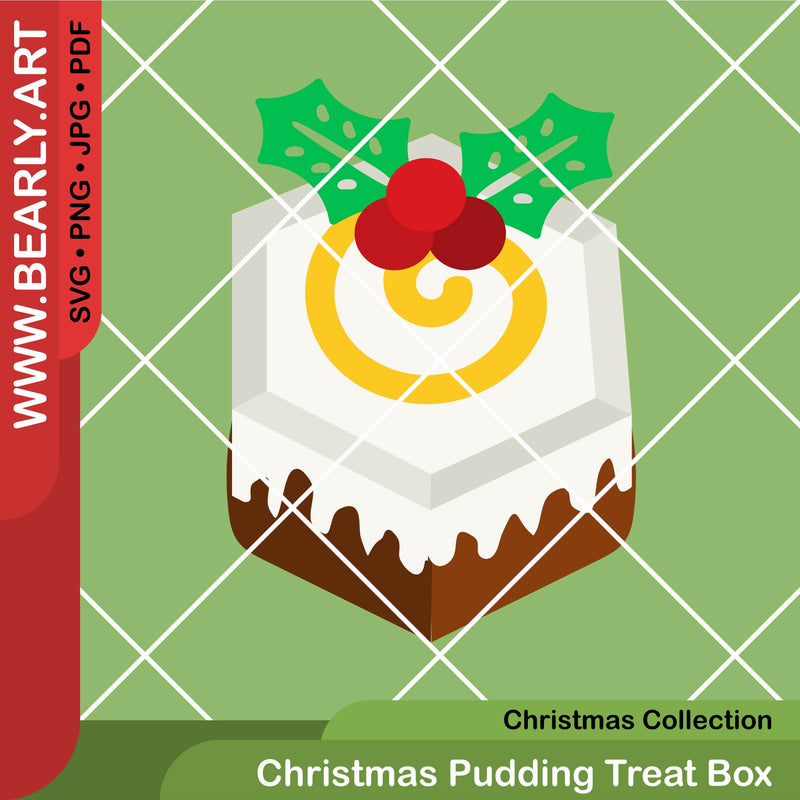 Christmas Pudding Treat Box