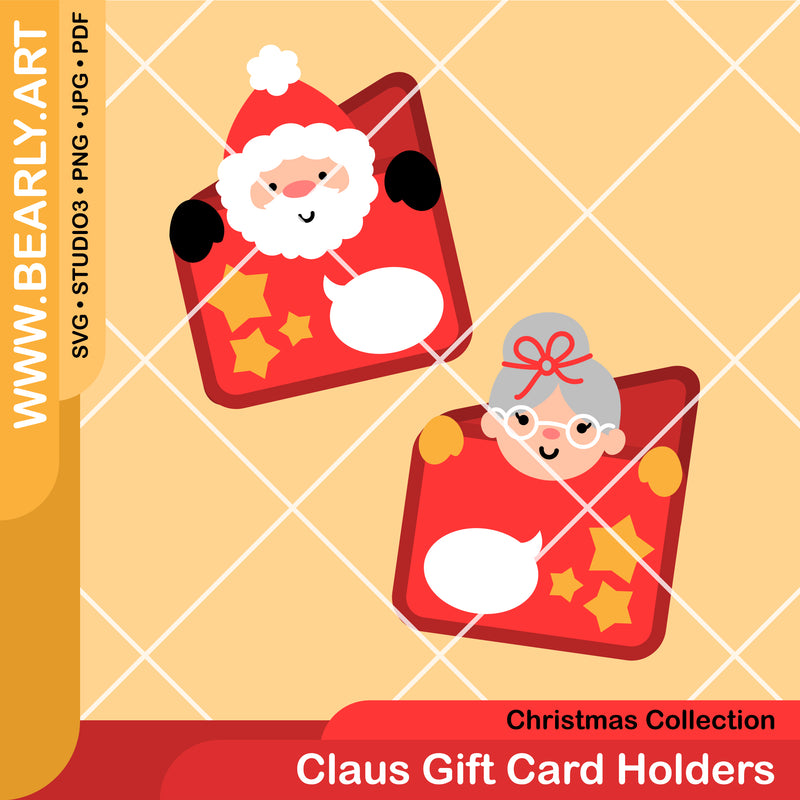 Claus Gift Card Holders