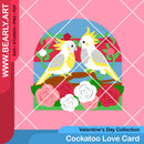 Cockatoo Love Card