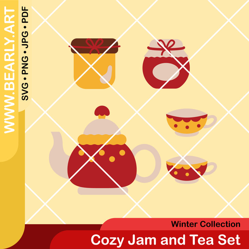 Cozy Jam and Tea Set