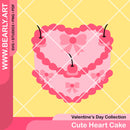 Cute Heart Cake