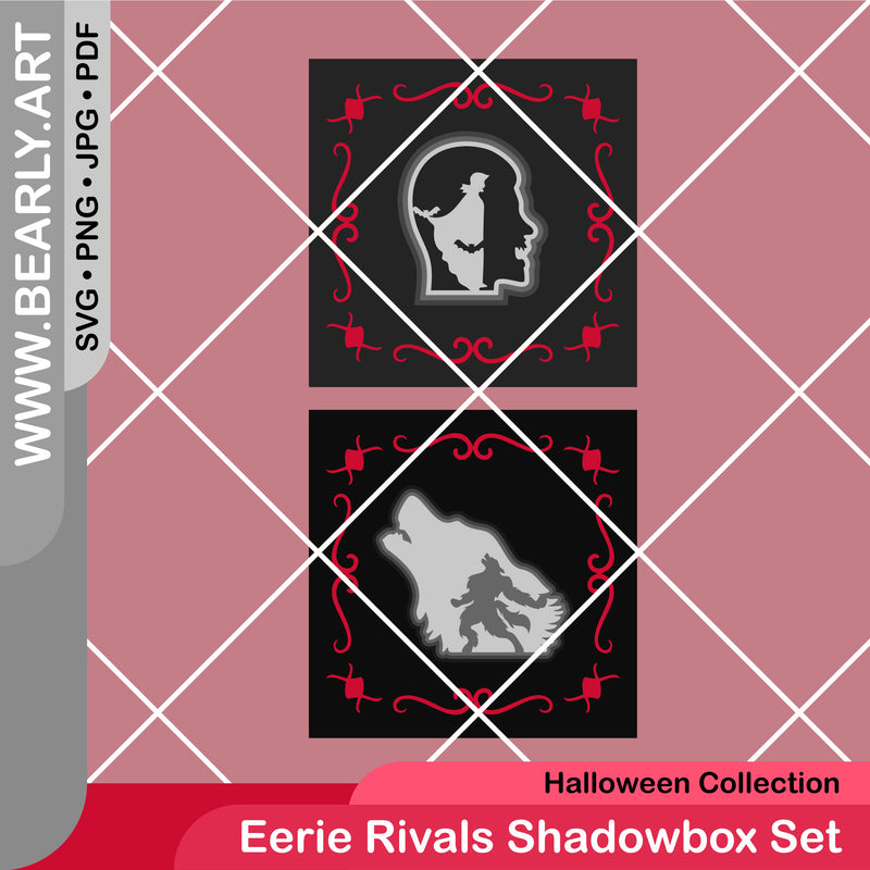 Eerie Rivals Shadowbox Set