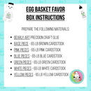 Egg Basket Favor Box