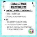 Egg Basket Favor Box
