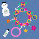 Festive Floral Wreath