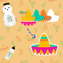 Fiesta Cupcake Toppers