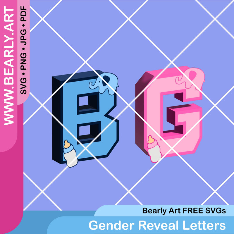 Gender Reveal Letters