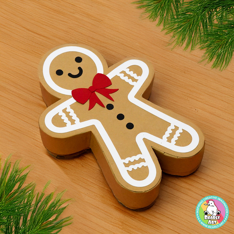 Gingerbread Man Treat Box