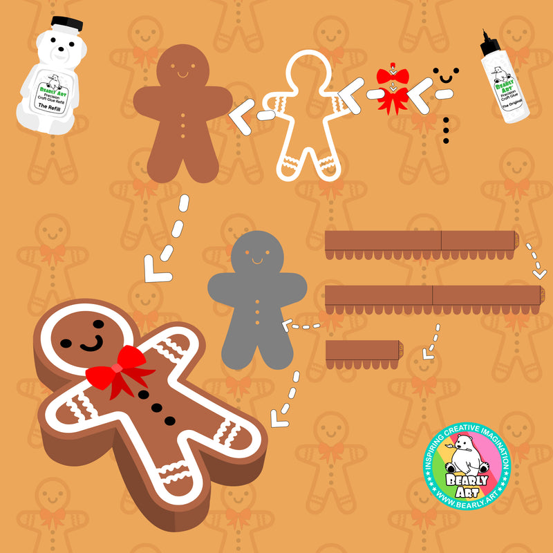 Gingerbread Man Treat Box