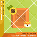 Hazelnut Spread Favor Box