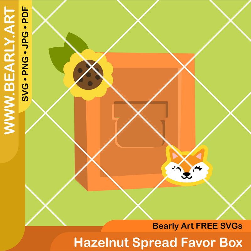 Hazelnut Spread Favor Box