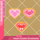 Heart Cookie Ornaments