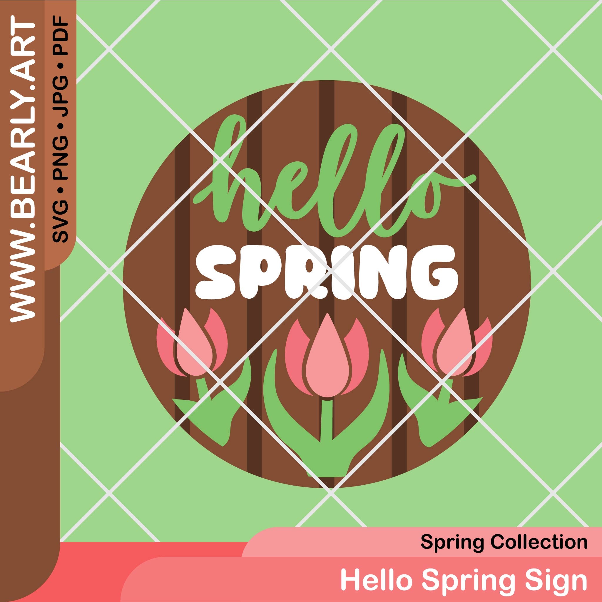 Hello Spring Sign