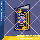 King of Hearts Card