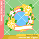 Lemon Cake Topper