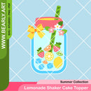 Lemonade Shaker Cake Topper
