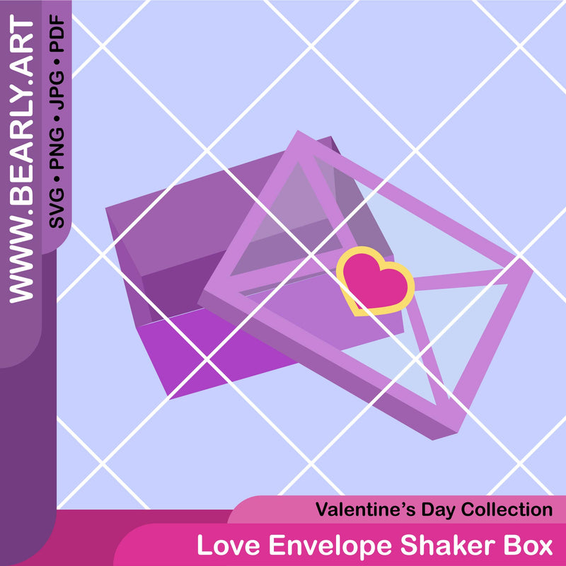Love Envelope Shaker Box