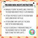 Midnight Forest - Book Nook Insert