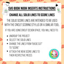 Midnight Forest - Book Nook Insert