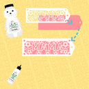 Mom's Floral Bookmarks