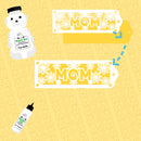 Mom's Floral Bookmarks