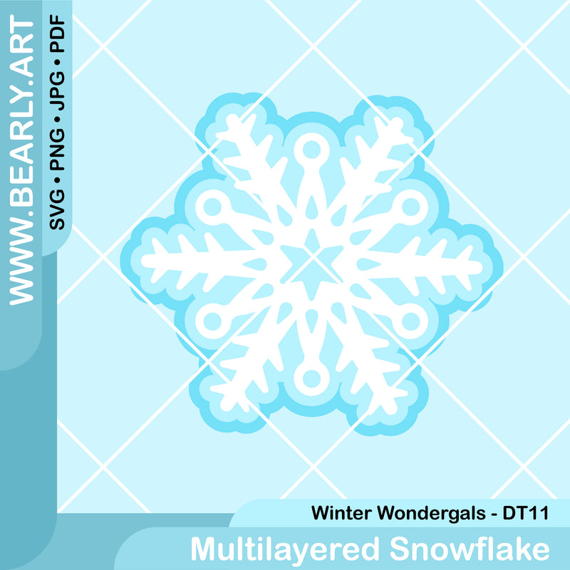 Multilayered Snowflake - Design Team 11 - Winter Wondergals